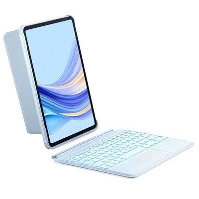 Inateck for iPad Pro 11-inch(1st/2nd/3rd/4th Generation), Air 11" M4/M3/M2, Air 5/4 10.9 inch (2022/2020)- Detachable iPad Keyboard Case with 7-Color Backlight and Touchpad, KB04111 Gray | For Air 11"
