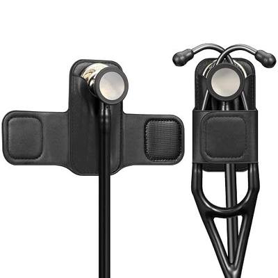 Stethoscope Holder Clip, Hip Belt Holster for 3M Littmann, Black | for Physicians, Nurses, EMT, Medical Nursing Students, Fits 3M Littmann & Most Stethoscope, Black