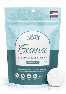TLG Essence Shower Steamers Aromatherapy 7 Pack – USA Made with Extra Eucalyptus & Menthol – Shower Bomb for Relaxation, Strong-Scented Shower Tablets – Gift for Men & Women