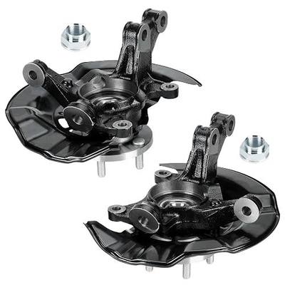 2PCS Front Steering Knuckles & Wheel Bearing Hub Assembly Fit for Toyota Corolla 1.8L 2.4L FWD 2009-2013, Matrix 1.8L 2009-2013, 698-381, 698-380, Left Drive & Right Passenger Side