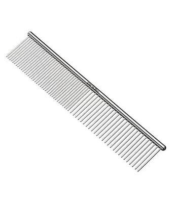 Andis 68550 Stainless Steel Pet Dematting Comb, 7.5in | Removes knots, mats & loose hair, compact size for precision, dog grooming brush accessory
