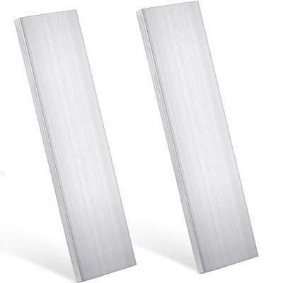 Therwen 2 Pcs 3/8"(10mm) x 3"(75mm) Aluminum Flat Bar 12" Long 6061 General Purpose Plate Extruded Aluminum Bar Solid Extruded Plate Mill Stock