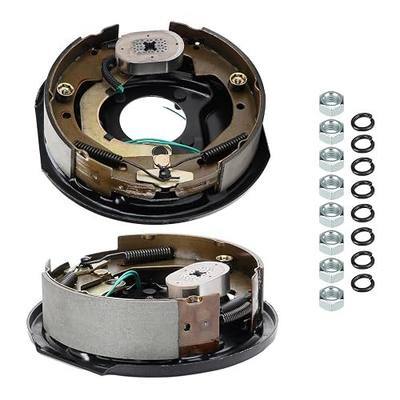 2Pcs 10" x 2-1/4" Electric Trailer Brake Assemblies for 3,500lbs to 4000lbs, Left and Right