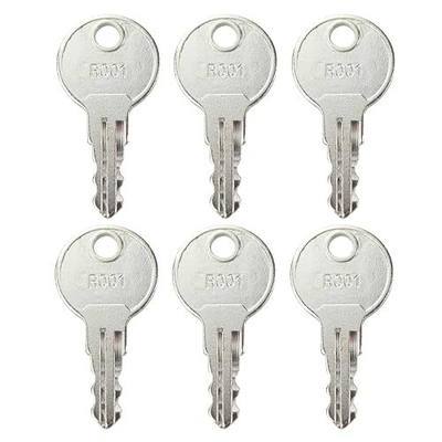 R001 Camper Keys Compatible with RV Baggage Compartment Door 230012 6 Pack