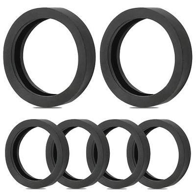 Zlirfy 10Pcs/6Pcs Gas Can Spout Gasket Seals,Gas Can Spout Gaskets Rubber Ring Can Gaskets,Universal Rubber Replacement Gasoline/Fuel Jug Washer Seals(6)