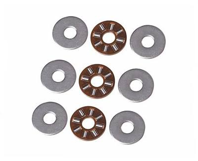 Mariyandh AXK0414Thrust Needle Roller Bearings with Washers 4mm Bore 14mm OD 2mm Width 3 Sets