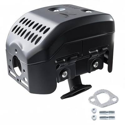 KIKITE 212cc Muffler Exhaust Assembly Compatible with Non-Hemi Harbor Freight Predator 212cc Exhaust Silencer Engine 60363 69730 5.5hp 6.5hp