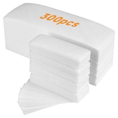 300 Pcs Non Woven Wax Strips,Body and Facial Wax Strips for hair removal,Professional waxing strips without wax(2.8''x 7.9'' and 1.4''x 3.9'')