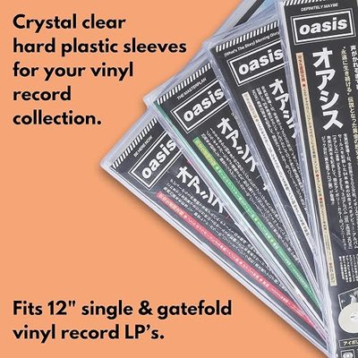 12-Inch Vinyl Record Toploader - Hard Vinyl Record Sleeves Protector - 7mm (7 Millimeters) Thickness Crystal Clear Hard Storage Case For Album Protection & Collection Display- One Sleeves