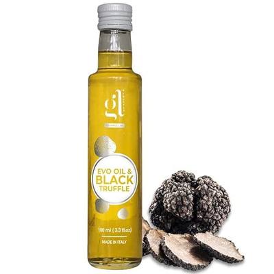 GL TRUFFLE GOURMET LINE Black Truffle Oill with Truffle Slices, Premium Reserve, 100ml (3.4 Fl oz) by GL Truffle Gourmet Line, Umbria, Italy