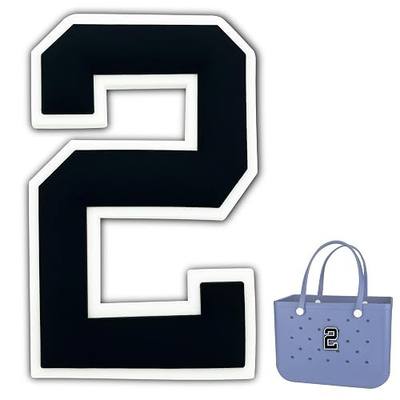 Charms Accessories for Bogg Bag Decorative Big Number Inserts | Pool Party Beach Life,Easy to Install and Clean,Number 0-9,Compatible with Original Bog Beach Tote