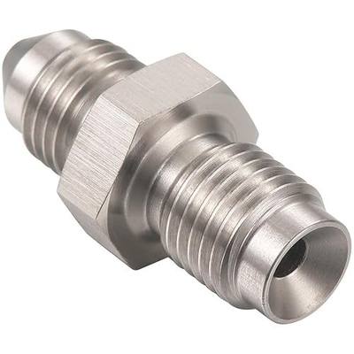 3AN Male to 3/8-24 Male Inverted Flare Stainless Steel Brake Adapter Fitting Connector