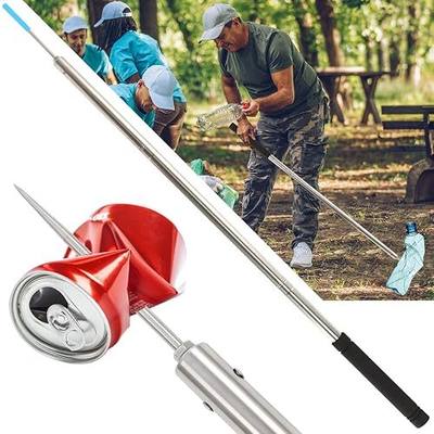 Trash Pickup Tool,48Inch Trash Picker Upper Grabber High-Duty Stainless Steels Tip Lightweight & Reinforcement Garbage Debris Nabber Litter Picker Grabber Durability Reacher Yard Stick