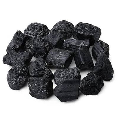 ZHIYUXI 1lb Rough Black Tourmaline Crystals Large Raw Natural Stones 1.6-2.4" Irregular Stone for Calming and Purification Energy, Reiki, Jewelry Making, Room Decor, Wire Wrapping, Fountain Rocks