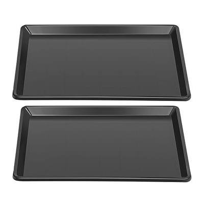 2pcs 31.9"x22.8" Replacement Tray for Dog Crate Plastic Cage Bottom Pan Multi-Purpose Boot Mat Shoe Tray Indoor Outdoor Waterproof, Dog and Cat Rabbit Food Bowls Floor Liners