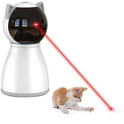 YVE LIFE Cat Toys Laser for Indoor Cats,The 4th Generation Real Random Trajectory Motion Activated Rechargeable Automatic Cat Laser Toy,Interactive Cat Toys for Bored Indoor Cats/Kittens