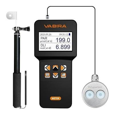 VBR-Aqua IP68 PAR Meter for Aquarium,Reef.R,G,B PAR Seperately.with a 3FT Telescopic Rod