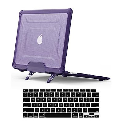 DTangLsm for Rugged MacBook Air 15 inch Case 2026-2023 M5 M4 M3 M2, Purple