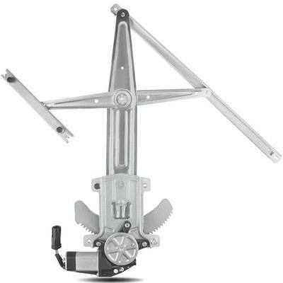 Front Driver Side Power Window Regulator with Motor Replacement for Chevy Colorado GMC Canyon, 2004 2005 2006 2007 2008 2009 2010 2011 2012, Isuzu i280 i290 i350 i370, Left, 741-014