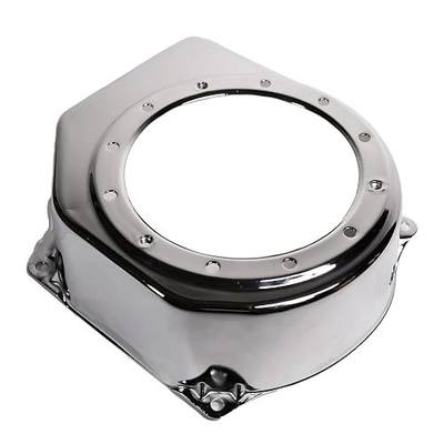JMCHstore Chrome Recoil Fan Cover Shroud Housing for Predator 212 hemi Coleman B200R CT200U BT200X Mini Bike, KT196 Go Kart Baja Hisun Tillotson Clone 196cc Engine Honda GX160 GX200