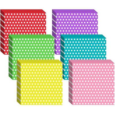 Fulmoon 300 Sheets Waxed Deli Paper Sheets for Food 12 x 12 Inch Polka Dot Dry Wax Paper Greaseproof Food Basket Liners Sandwich Wraps for Wrapping Bread Baking BBQ Picnic Party (Multicolor)