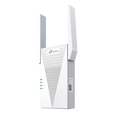 TP-Link RE815X AX5400 WiFi 6 Range Extender w/Ethernet Port | 5.4 Gbps Tri-Band Wireless Repeater Amplifier | Up to 2800 Sq. Ft., 96 Devices | Internet Signal Booster | 160 MHz | APP Setup | OneMesh
