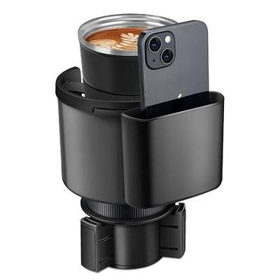 TYKOR Car Cup Holder Expander, Cup Holder Extender Adapter for Car with Adjustable Base, Fits YETI 24/36/46oz, HydroFlask 32/40oz, Large Water Bottles in 2.7"-4.2" (16-46 OZ)