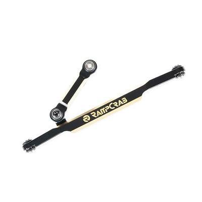 RC Steering Links for SCX24 AX24, Brass High-Tightening Rod Tie Link for 1/24 RC Crawler Axial SCX24 AX24 Bronco Deadbolt JLU B-17 Gladiator C10, RC Crawler Car Upgrade Parts, Black Coating