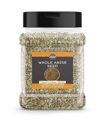 Birch & Meadow Whole Anise Seed, 6.4 oz, Licorice-Like Flavor, Cooking & Baking