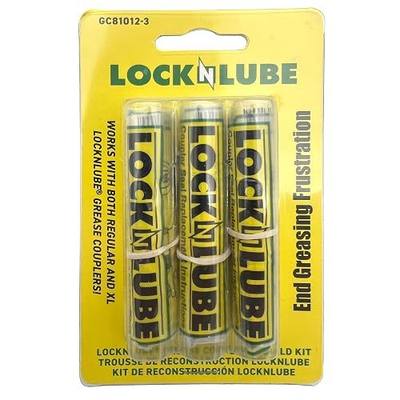 LockNLube® Coupler Rebuild Kit 3-Pack. Extend The Life of Your Grease Coupler by Replacing The Seal and Steel Jaws. Get Back to greasing Faster with Less Downtime!