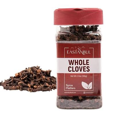 Eastanbul Whole Cloves, Mediterranean Clove for Hair Growth, Natural, 3.5oz | Dried Clavos de Olor Entero, Perfect for Baking, Pickling, Desserts, Vegan