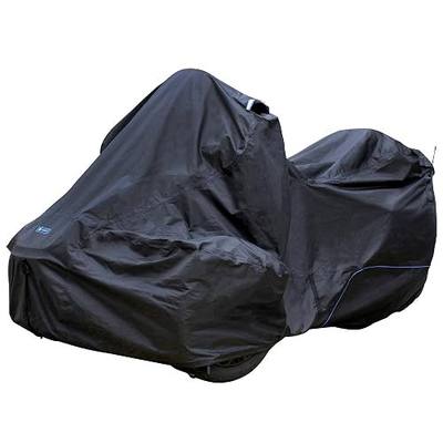 Fenrir Three Wheel Motorcycle Cover All Season Protection Waterproof Outdoor Storage Antenna Hole Quick Release Luggage Design Compatible with Can AM Spyder RT Limited/Sea-to-Sky Spyder F3 Limited