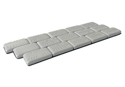 1 oz, Grey, 15 pcs, Wheel Adhesive Stick-on Weight Mellow Style WW-100RG15