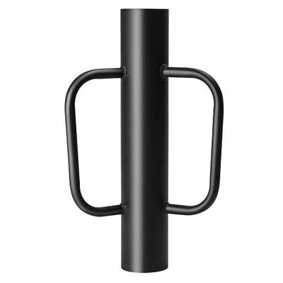 Black Fence Post Driver,16.5 Inch T Post Driver,Hand Post Pounder with Handle,12 LB Heavy Duty Post Hole Diggers