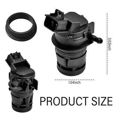 Windshield Washer Pump,Single Hole Washer Fluid Pump Replacement OEM#85330-60190,Windshield Wiper Pump Perfect Compatible with Toyota,Honda,Lexus,Mazda