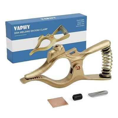 300-Amp T-Style Welding Ground Clamp Brass
