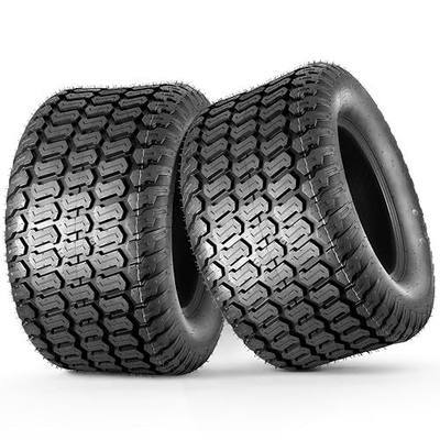 MaxAuto FOX V2 24x12.00-12 Tubeless Lawn Mower Tires - 4PR Turf & Garden Traction Tire Set of 2 for Garden Tractor and Golf Cart