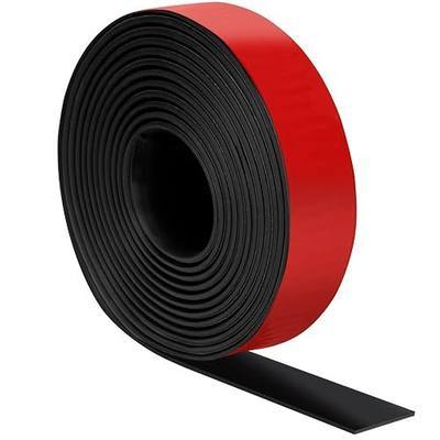Self Adhesive Neoprene Rubber Strips with Adhesive Backing | Rubber Tape, Rubber Gasket Material, Self Stick Rubber Gasket Pads for DIY Seals, 1" Wide x 1/16" Thick x 120" Long