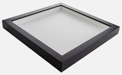 20x24 Shadow Box Frame Black | 2 Inches Deep Shadowbox with 1 3/4 Inch Usable Depth | UV Resistant Acrylic Front, Acid Free Backing, and Hanging Hardware | Whittaker Picture Frame Style