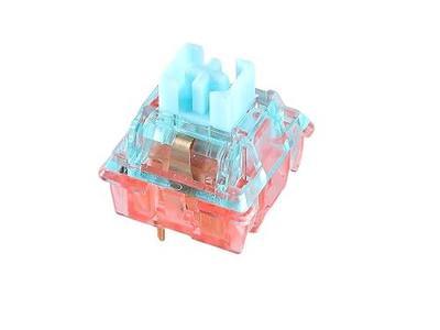 Ranked RS-2 Mechanical Key Switches for Mechanical Gaming Keyboards | 5-Pin PCB Mounted |Linear 47cN by Haimu (Water Ballet, 65 Pcs)