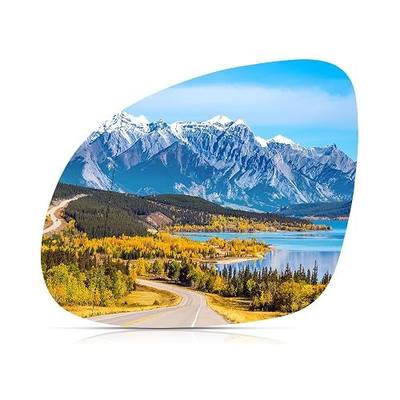 BDFHYK Driver Side Non-Heated Mirror Glass Compatible With TIGUAN 2009-2017 VW, Convex Side View Mirror