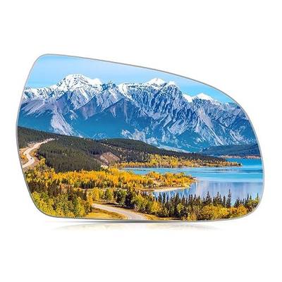 BDFHYK Passenger Side Non-Heated Mirror Glass Compatible With AUDI A3 A3 Quattro A4 A4 Quattro A5 A5 Quattro S5 S4 S5, Convex Side View Mirror, Replaces 8K0857536J, 8F0857536L