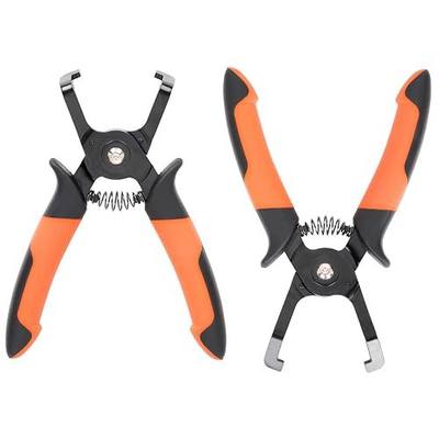 PLATATO 2PCS Disconnect Pliers Set EVAP and Fuel Line Disconnect Tool Set Includes 40 Degree and 85 Degree Automotive Universal Electrical Connector Pliers 7.28 Inch