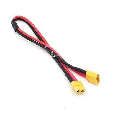 XT60 Extension Cable XT60 Connector Male to Female Adapter Plug with 50CM 12AWG Silicone Wire for RC Lipo Battery