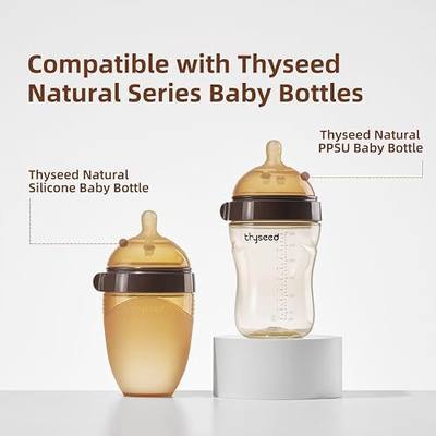 Thyseed Natural Series Nipple, Wide-Neck, Medium Flow,7-10 Month,1 Pack