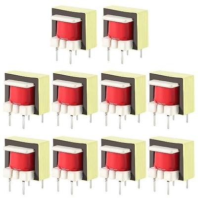 10pcs EE-14 Audio Transformer High Efficiency Audio Isolation Transformers 1300 : 8 Ohm for Voltage Amplification and Power Output