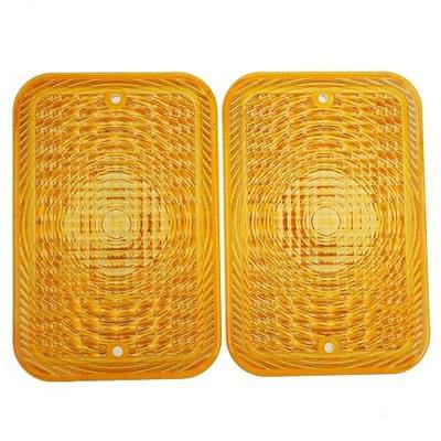 2PCS Amber Lens LVU18745 for John Deere Tractor 1023E 1025R 1026R | 2027R 2032R 3120 3203 3320 4105 4520 4600 5415 5425