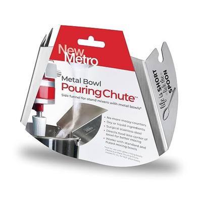 New Metro Design Pouring Chute Stand Mixer Replacement Pouring Shield with Unique Laser Etched Motto, Life is Short, Lick the Spoon