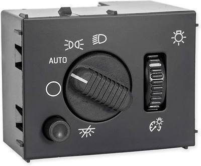 Headlight Dimmer Switch for 2003-2007 Chevrolet Silverado, Sierra, Hummer H2, 2003-2006 Suburban, Tahoe, Avalanche, Yukon, Escalade (White Light)