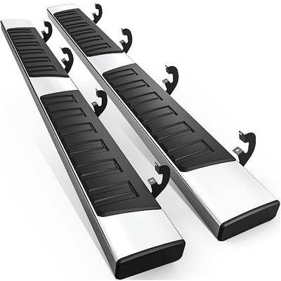 AUTOSAVER88 Running Boards Compatible with 2019-2026 Silverado/Sierra 1500 | Crew Cab 6.5" Side Steps Fit 2020-2026 Chevy/GMC 2500HD 3500HD Nerf Bars (Excl. 2019 1500 LD)